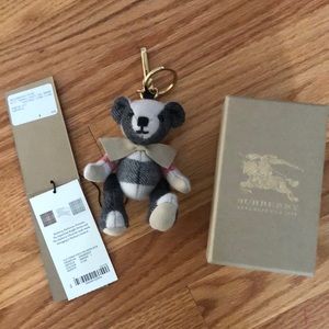 Burberry Thomas Check Bear Keychain